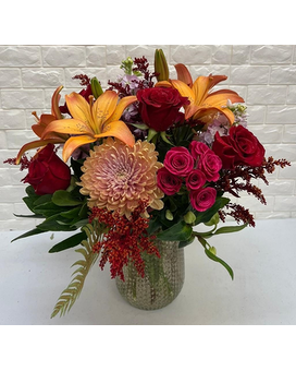 Fall Romance Flower Arrangement