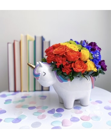Live Your Authentic Life Bouquet Funeral Arrangement