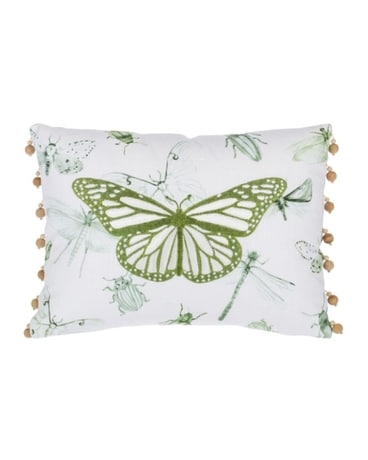 Embroidered Insect Lumbar Pillow Gifts