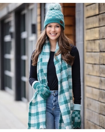Ladies Oversized Buffalo Plaid Scarf Gifts