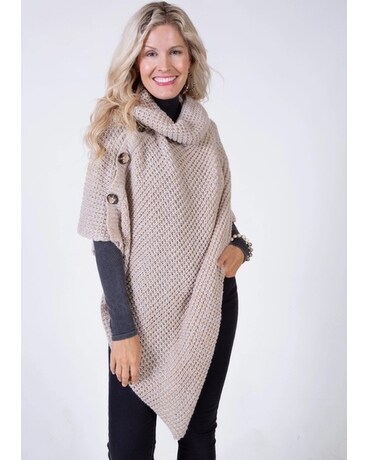 Ladies 3 Button Poncho Gifts