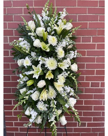 Spray on an Easel Flower Arrangement
