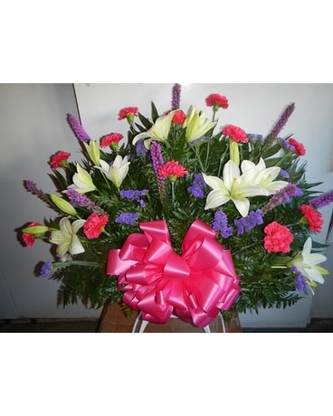 FRESH FUNERAL BASKETS Flower Arrangement