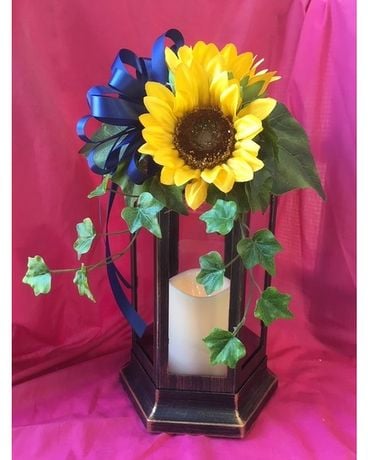 Lantern Flower Arrangement