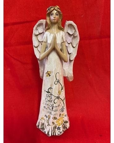 Resin Angel Flower Arrangement