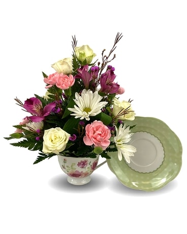 Tea with Mom Flower Arrangement