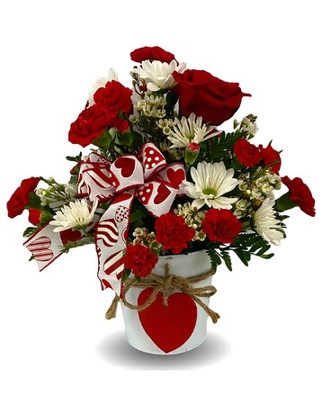 Be my Valentine Bouquet Flower Arrangement