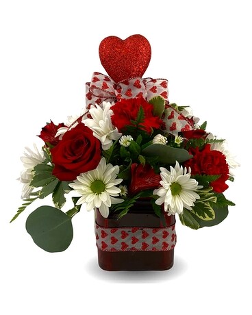 Take My Heart Flower Arrangement