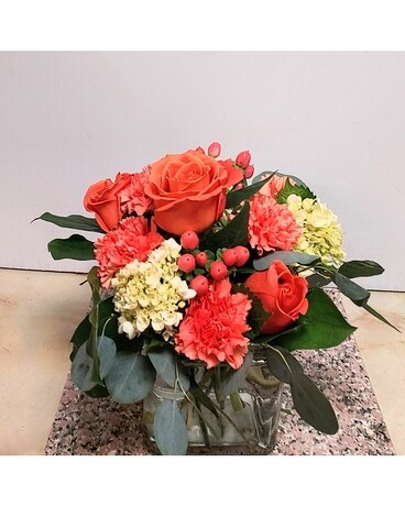 ORANGE ZEST Flower Arrangement